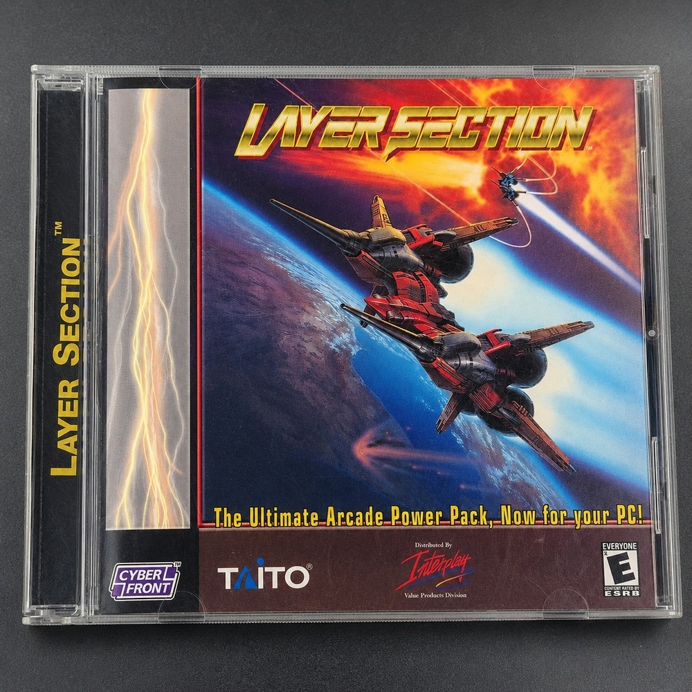 Layer Section RayForce PC CD-ROM 1998 Interplay Taito RARE US Vrsn Windows 95/98